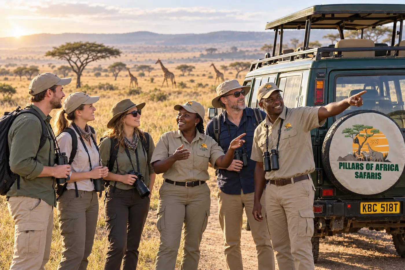 Travellers planning an East Africa safari in Kenya